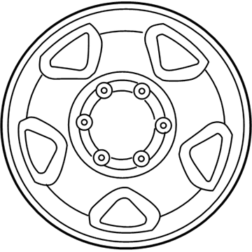 Toyota 42601-AD041 Wheel, Steel