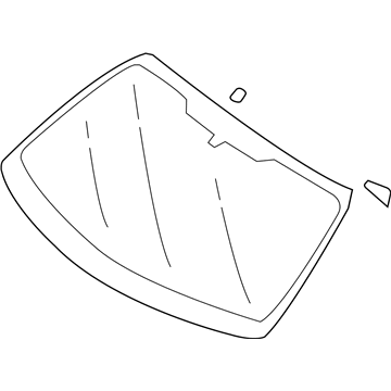 Toyota SU003-G0027 Windshield