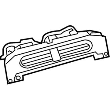 Toyota 55670-52220-C0 Register Assembly, Instrument