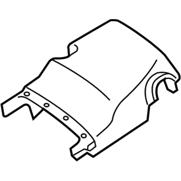 Toyota 45286-0C050-C0 Cover, Steering Column, UPR