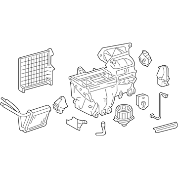 Toyota 87010-02711 Case Assembly