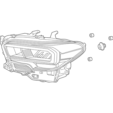 Toyota 81110-04290 Headlamp Assembly