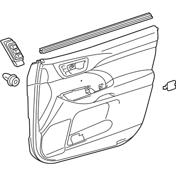 Toyota 67610-0E570-C1 Panel Assembly, Front Door