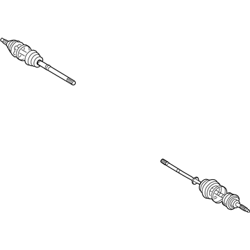 Toyota 43470-29596 Shaft & Joint Assembly