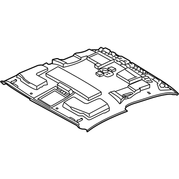 Toyota 63310-04320-B0 HEADLINING Assembly, Roof