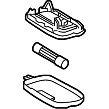 Toyota 81240-60060-C0 Dome Lamp Assembly