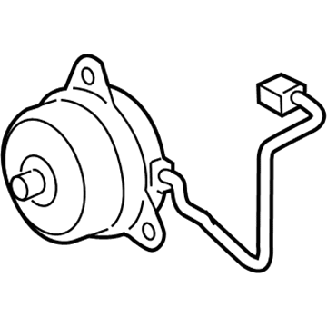 Toyota 16363-0T100 Fan Motor