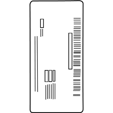 Toyota SU003-04485 Info Label