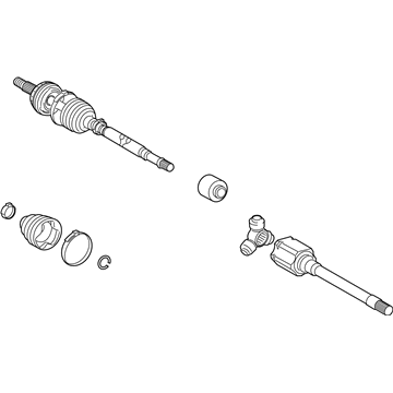 Toyota 43410-0W200 Shaft Assembly, Front Drive, Right