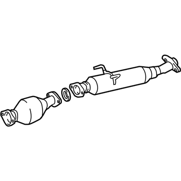 Toyota 17420-0P351 Center Exhaust Pipe Assembly