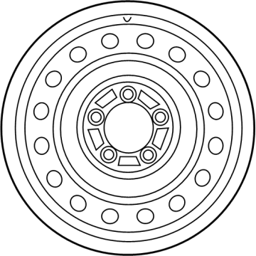 2024 Toyota Sequoia Spare Wheel - 42601-0C080