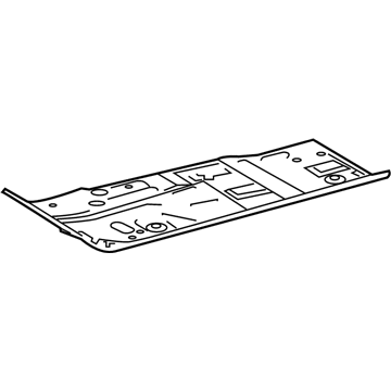 Toyota 58111-12920 Pan, Front Floor L/BOLT