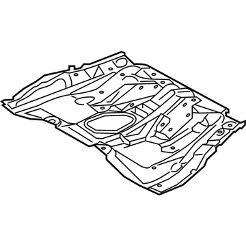 Toyota Corolla iM Floor Pan - 58211-12930