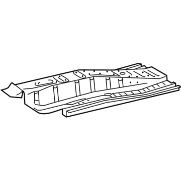 Toyota 58113-12901 Panel, Front Floor, Center