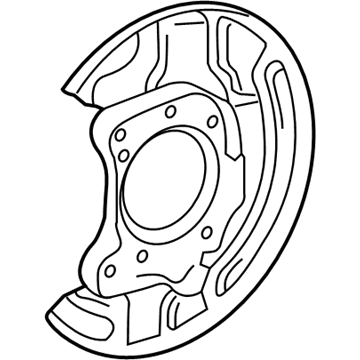 Toyota 46504-08020 Plate Sub-Assembly, Park