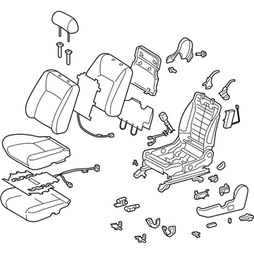 Toyota 71200-33D40-E3 Seat Assembly, Front LH