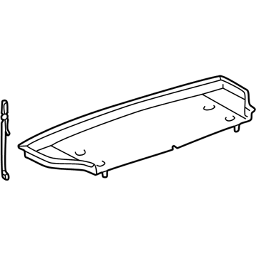 Toyota 64330-17010 Panel Assy, Package Tray Trim