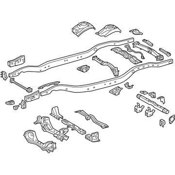 Toyota 51001-60J20 Frame Sub-Assembly