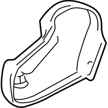 Toyota 71862-0C020-B1 Shield, Front Seat Cushion, Inner LH