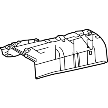 Toyota 58043-0E020 Rear Insulator