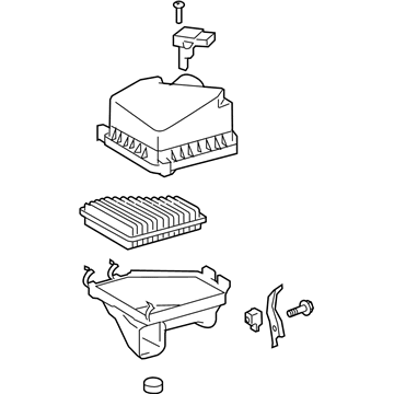 Toyota 17700-28351 Cleaner Assembly, Air W