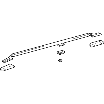 Toyota 63408-60071 Side Rail Assembly, Driver Side