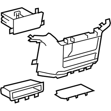 Toyota 55420-08010-B1 Center Panel