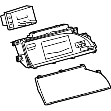 Toyota 83290-07090 Display Unit