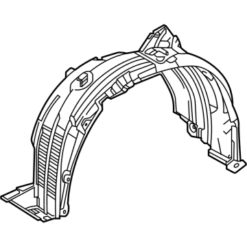 Toyota 53806-0E170 Shield Sub-Assembly, FEN