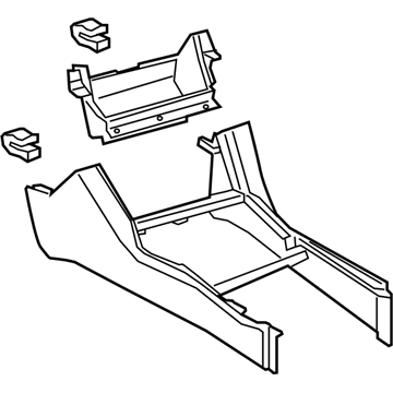 2021 Toyota Tacoma Center Console Base - 58810-04040-C0