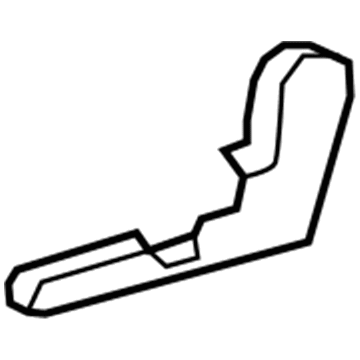 Toyota 71826-0E040-B0 MOULDING, Rear Seat Cushion