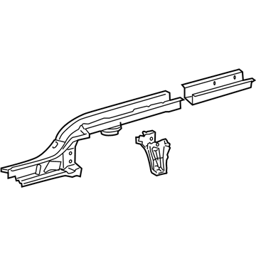 Toyota 57601-52273 Member Sub-Assembly, Rear