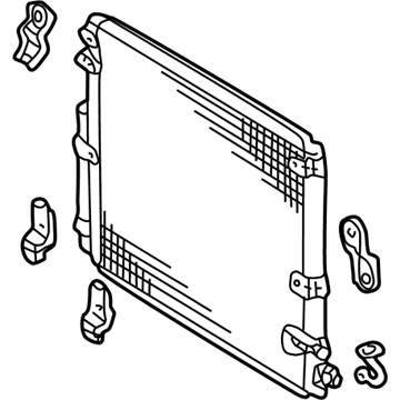 Toyota 88460-60903 Condenser Assembly