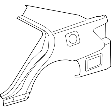 Toyota 61601-33310 Panel Sub-Assembly, QUAR