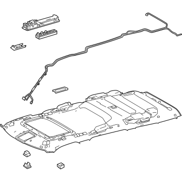 Toyota 63310-AN320-B0 HEADLINING ASSY, ROO