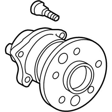 Toyota 42460-0T010 Hub & Bearing Assembly