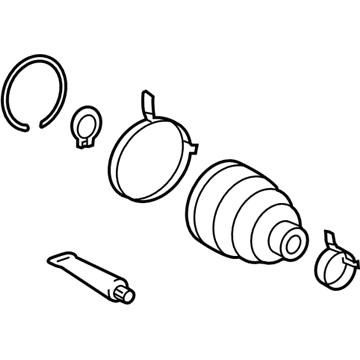 Toyota 04439-0T011 Inner Boot