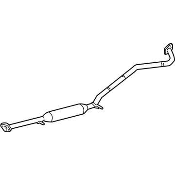 Toyota 17420-28460 Center Exhaust Pipe Assembly