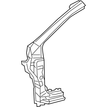 Toyota 61132-02340 Hinge Pillar, Outer Driver Side