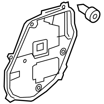 Toyota 67832-47130 Water Shield, Front Driver Side