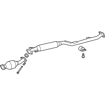 Toyota 17420-0P301 Center Exhaust Pipe Assembly