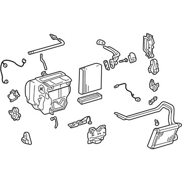 Toyota 87050-47060 Evaporator Assembly
