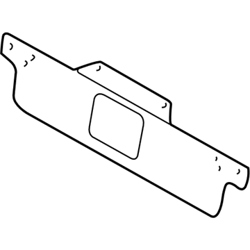 Toyota 64166-AC010 Package Tray Hole Cover