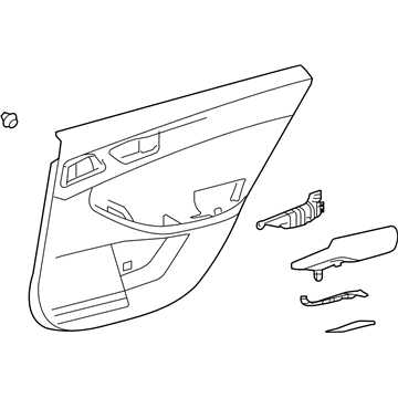 Toyota 67030-07010-C7 Door Trim Panel