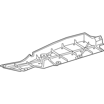 Toyota 50819-0R011 Under Cover, Front Driver Side