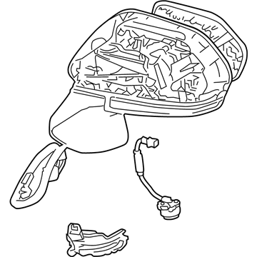 Toyota 87910-07190 Mirror Assembly