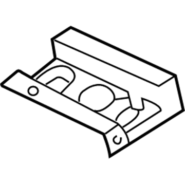 Toyota 61175-52020 Upper Reinforcement, Outer Passenger Side