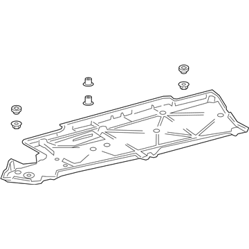 Toyota 58166-06040 Under Cover