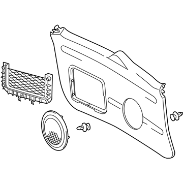 Toyota 67750-0R010-B0 Lower Door Trim