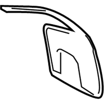 Toyota 53885-06110 Shield, Front Fender Splash